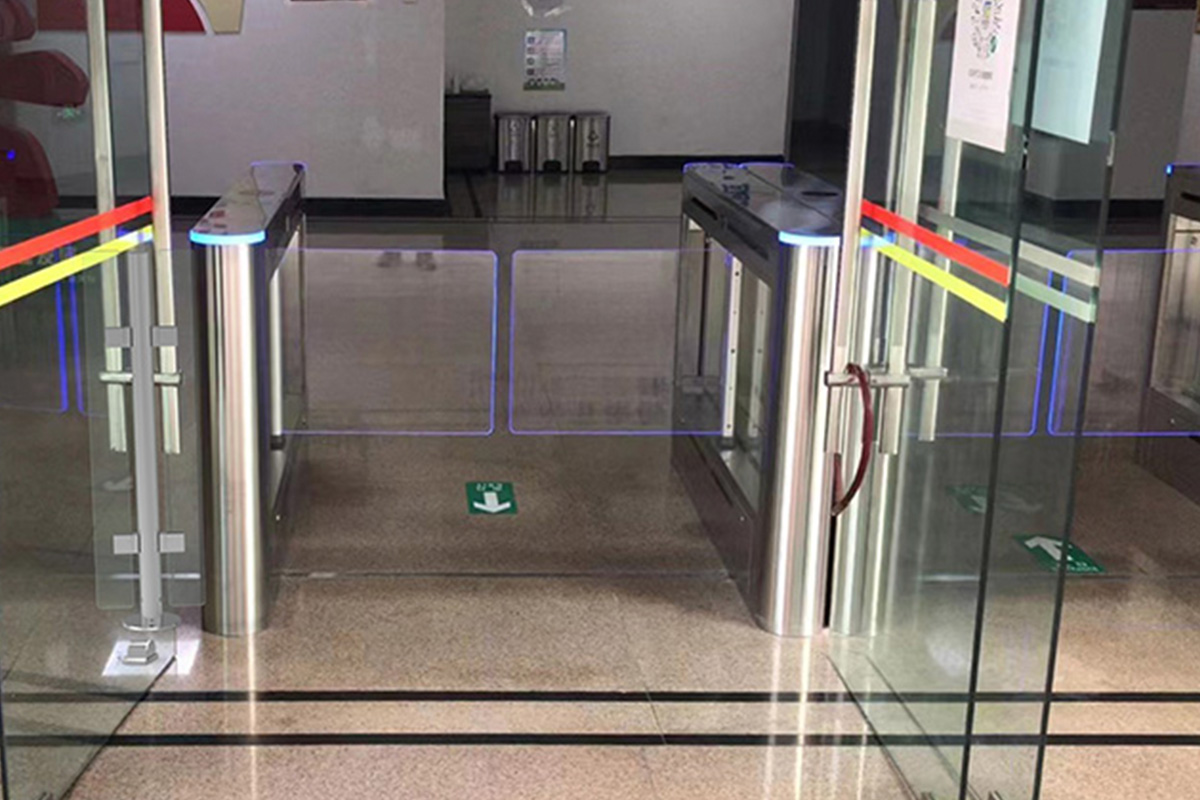 Yunfu Health Bureau Project — LD-B510 Swing Gate with Face Recognition