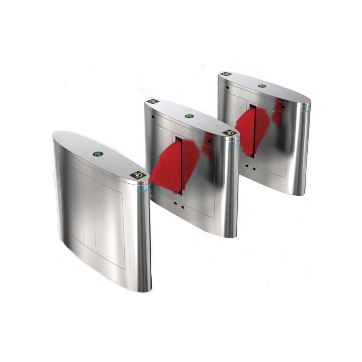 LD-Y606 Optical Access Control Flap Barrier Turnstile